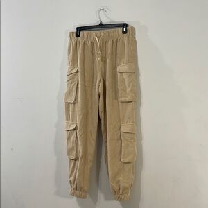 Soft Waffle Cargo Jogger Pants